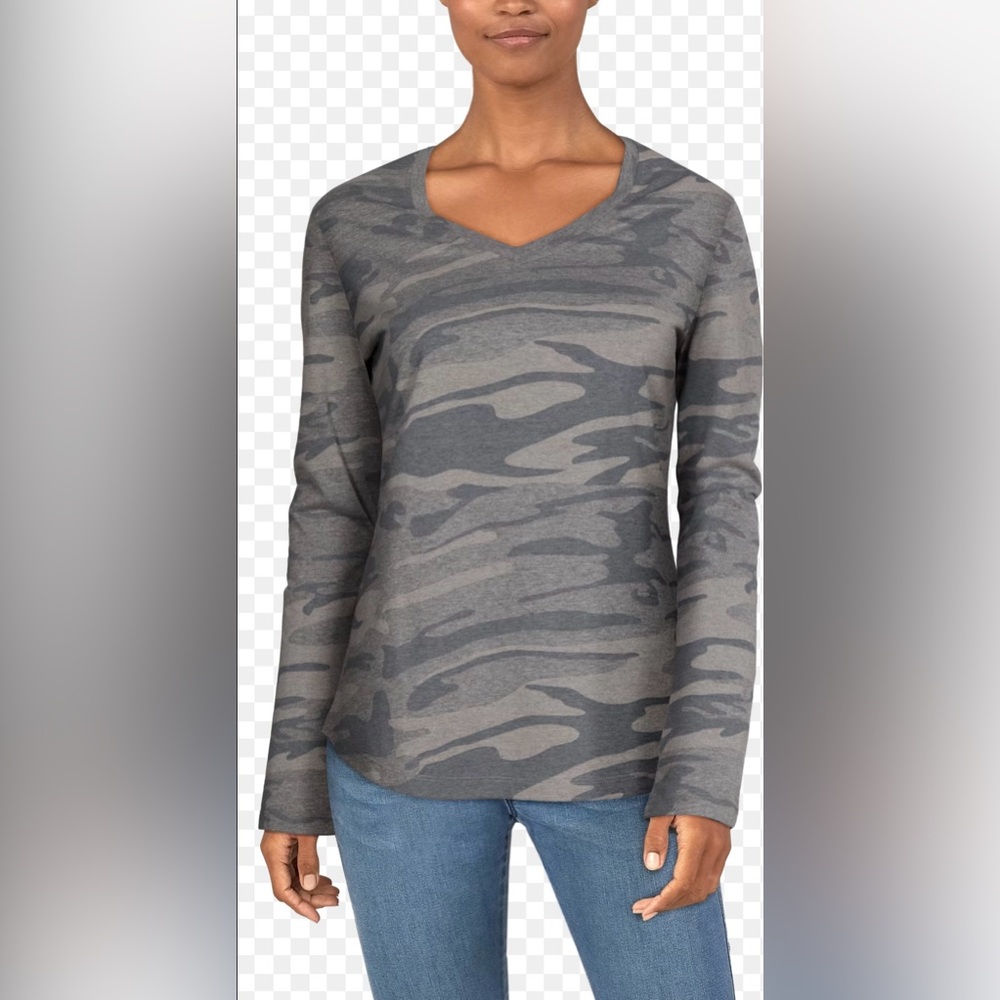 Natural Reflections camo long sleeve top size 2xl